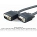 Cable VGA/SVGA (HD15) macho a macho de 15 m